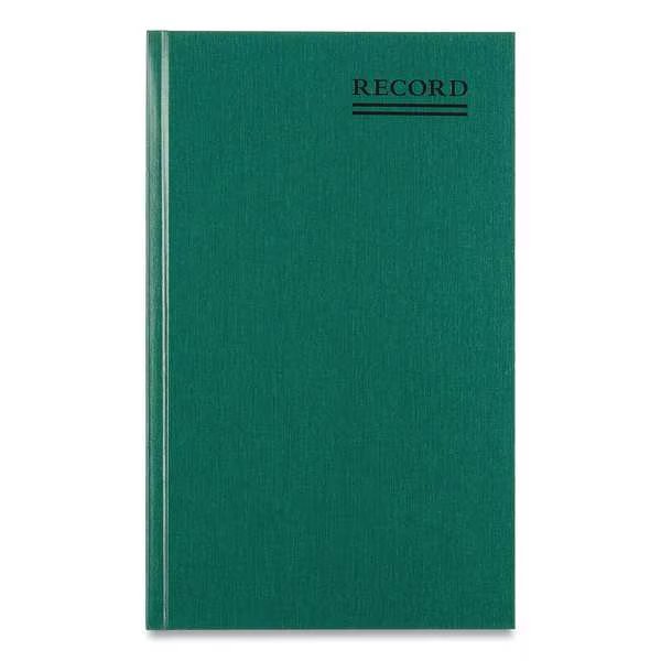 Emerald Series Account Book, Green Cover, 500 Pages, 12 1/4 x 7 1/4, National, Mfr#: 56151